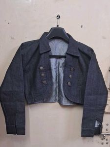 Denim Cropped Jacket
