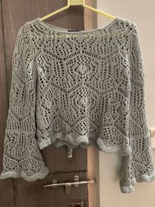 Crochet Knit Top