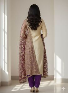 Elegant Embroidered Salwar Suit