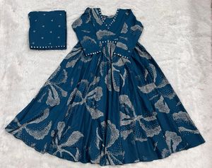 Aliya cut cotton kurti set