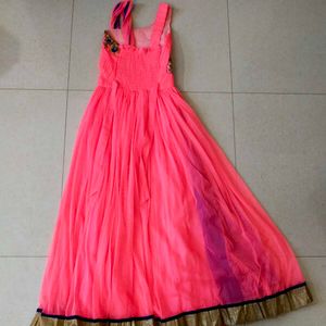 Cute Pink Ethnic Dress
