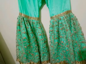 Mint Green Sharara Pants