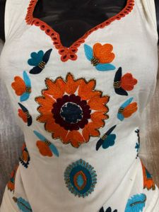 Boho Embroidered Dress