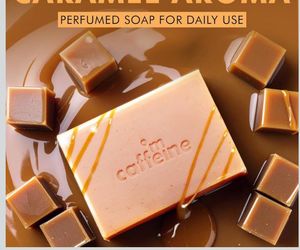 mCaffeine Caramel Crunch Exfoliating Soap