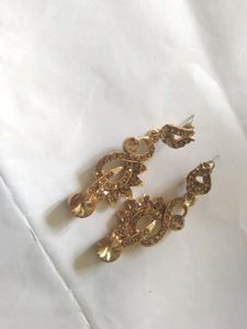 Alloy Gold  Platted  Earings