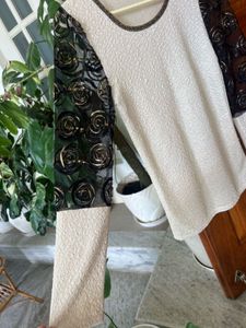 Vintage Floral Sleeve Top