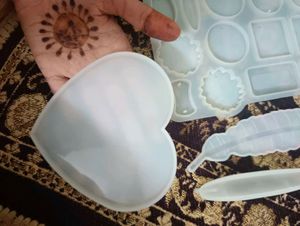Resin Mould+sticker&amp;flowers