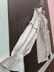 Design By Korean (Jjuare)Shirt For Women Collar Ru