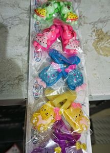 Hair Clips For Kids (Combo Of 6 Pair)