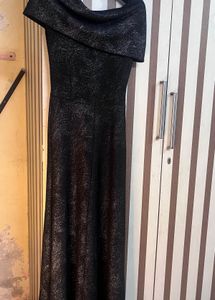 Elegant Black Ethnic Gown