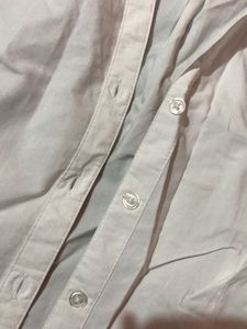 WHITE V NECK NEW  SHIRT