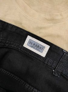 24 CARAT Black Ladies Jeans