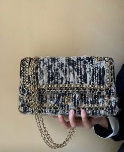Authentic Chanel Tweed Classic Flap Bag – Timeless