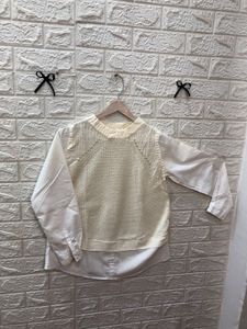 Layered Look Knit Top🕶️👜‼️