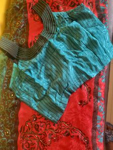 Cutdana Work Saari With Designer Blouse