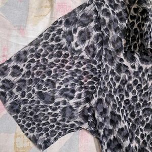 Y2k Animal Print Top