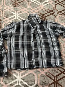 Striped Black &amp; White Shirt