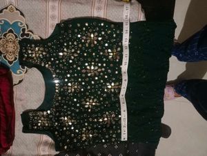 Emerald Green Indian Dress