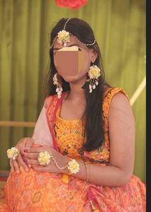 Flower Jewellery For Haldi Or Baby Shower
