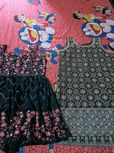 two kurti wear with palzzo nd pant mirror work