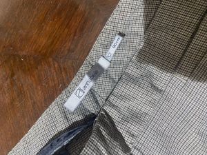 Checked Formal Trousers