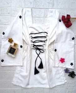 Festive Corset Back Kurti 🖤