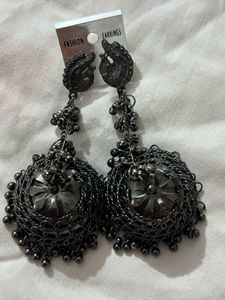Peacock Jhumka Earrings