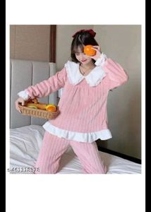 Corean Fluffy Wool Nightsuit