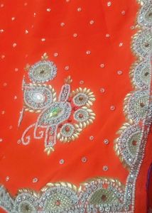 Fancy Party Wear Saree With Peticot And Blouse