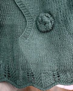 Handmade Green Cardigan