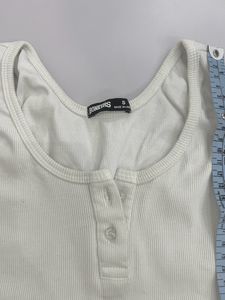 Bonkers Corner White Ribbed Top