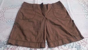 Short Jeans Brown Color