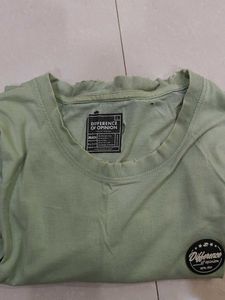 Green striped t-shirt