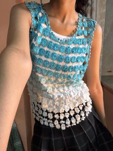 Ombre Boho Crochet Top