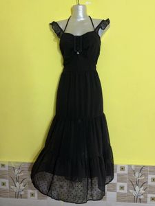 Chic Black long Dress