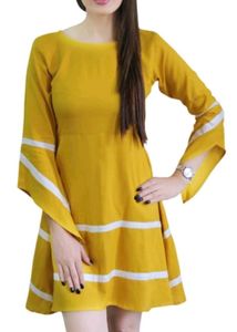 Mustard Flare Dress