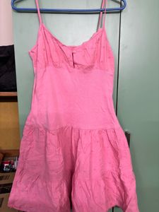 Cottage Girl Pretty Pink Dress
