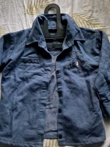 Gucci Inspired Jeans Overcoat