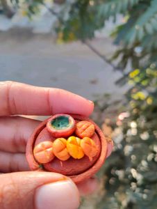 Miniature Clay Food Set