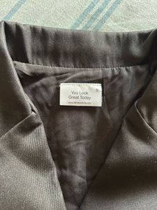 Black waistcoat
