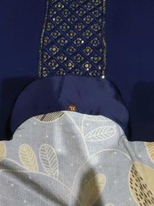 Elegant Navy Blue Kurta
