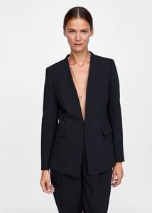 Zara Black Double Breasted Blazer