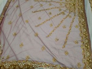 Elegant Purple Embroidered Saree with blouse