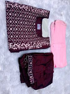 New Beautiful 💜 Duptta Set