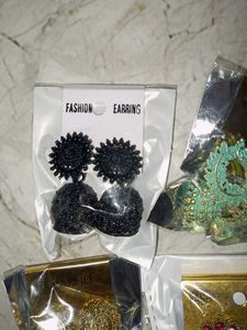 Women earring colourful