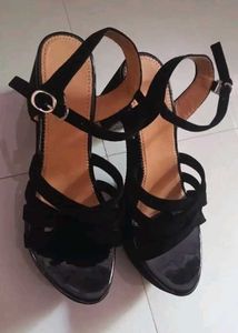 Black Strappy Heels