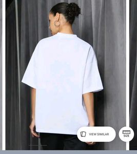 Oversized White Casual T-Shirt