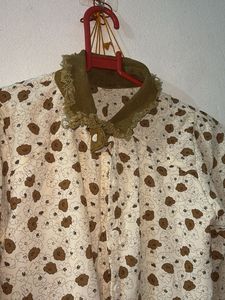Patterned Long Sleeve Shirt🌷