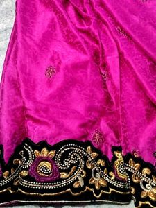 Authentic Saree With Beautiful Work