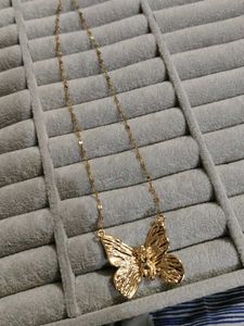 Antitarnish Butterfly Pendant Necklace